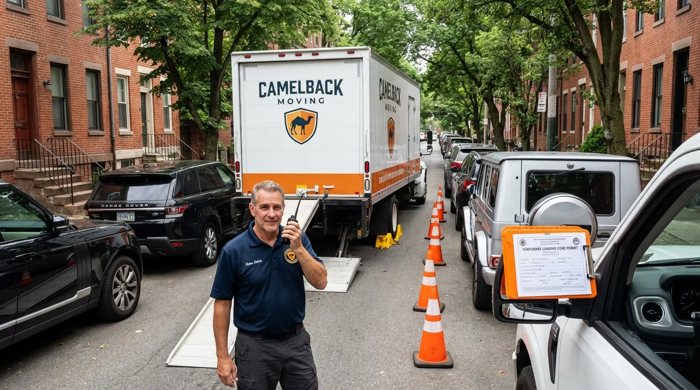 City street loading permit setup in Auburn, MA